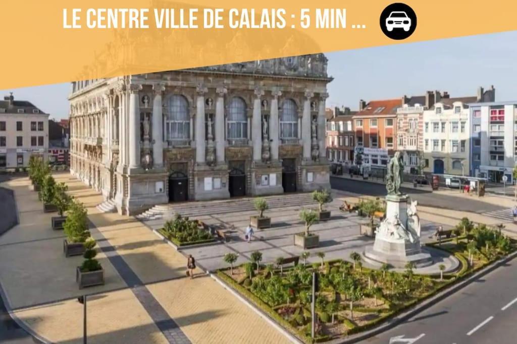 Le Clemenceau Appart-Calais Nord-Balcon-Plage Екстериор снимка