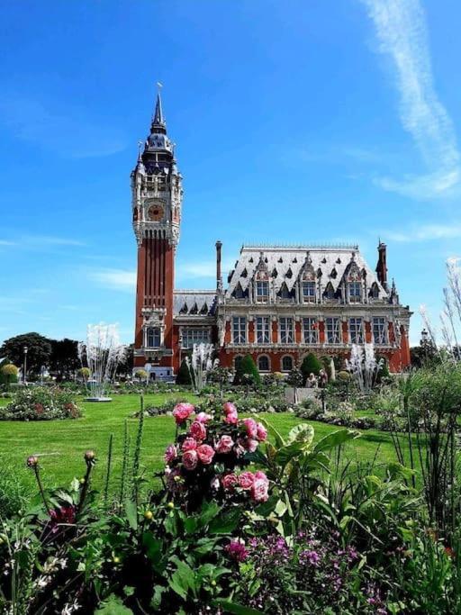 Le Clemenceau Appart-Calais Nord-Balcon-Plage Екстериор снимка