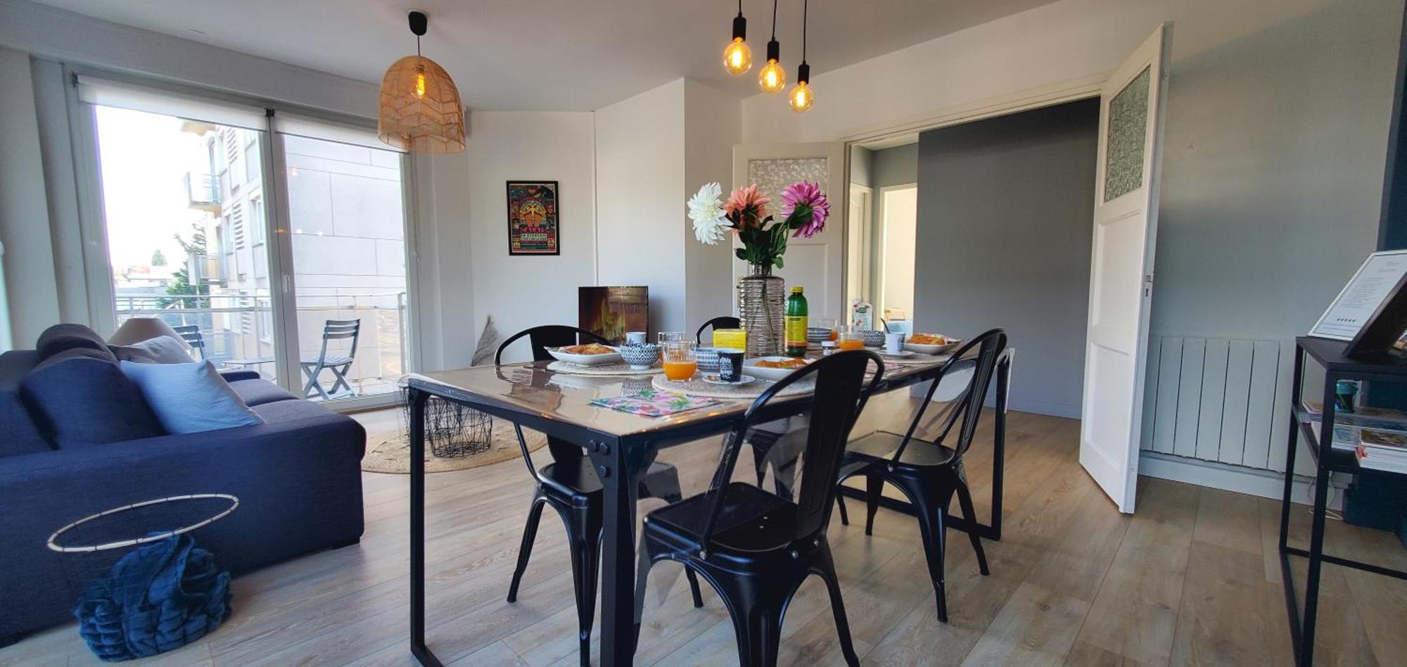 Le Clemenceau Appart-Calais Nord-Balcon-Plage Екстериор снимка
